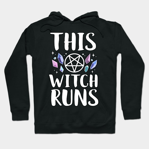 This Witch Runs Hoodie by Eugenex